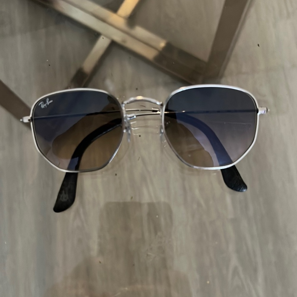 Ray Ban Hexagonal Flat Sunglasses